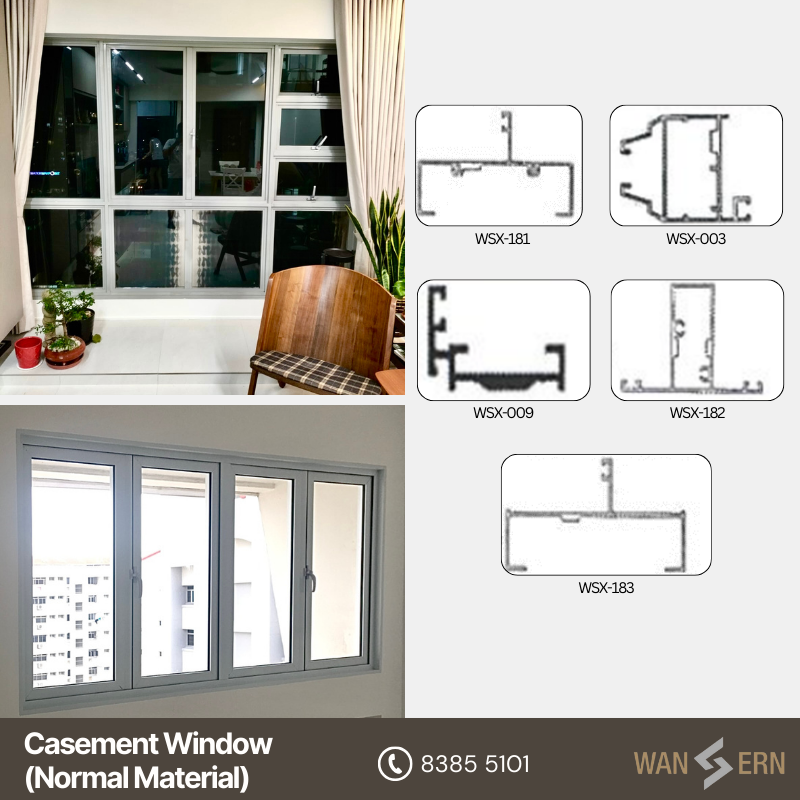 Casement Window (Normal Material)