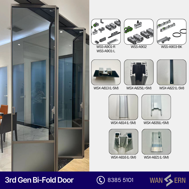 Bi-Fold Door 全套配件