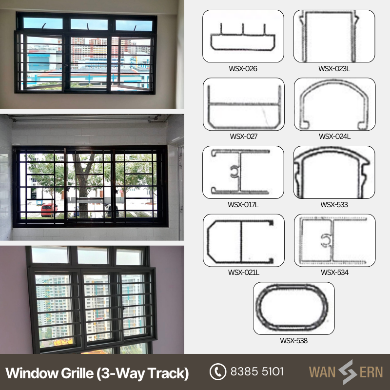 Grille 3-Way Track